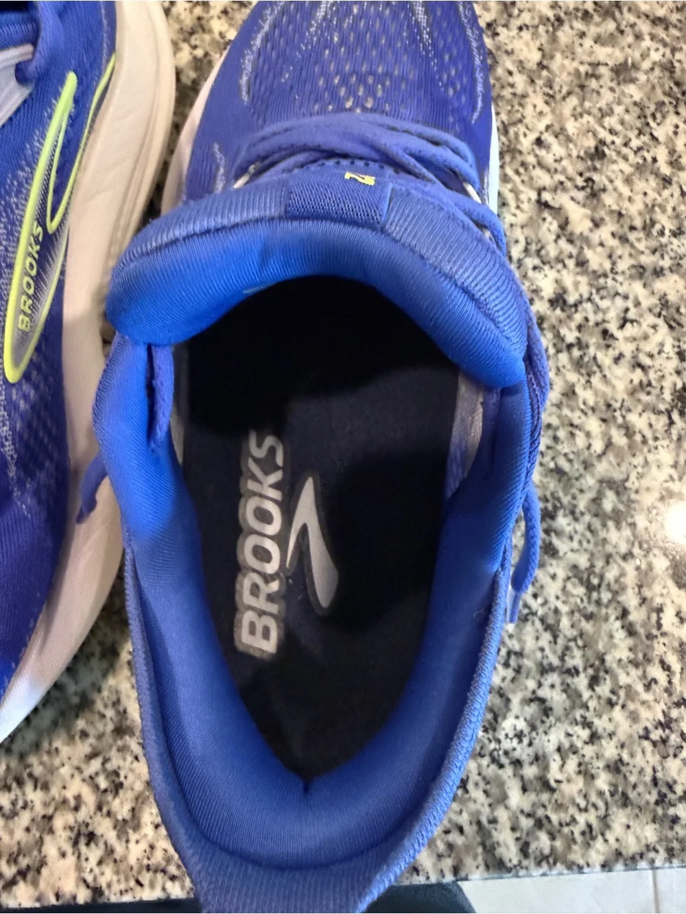 Brooks Women's Glycerin 22 Running Shoes - Blue with Neon Accent